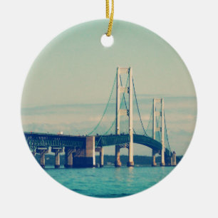 Mackinac-Brücke Keramikornament