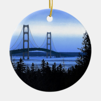 Mackinac Brücke Keramikornament