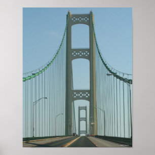 Mackinac Brücke Poster