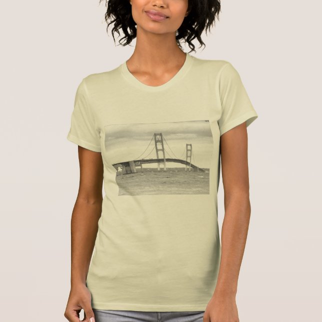 Mackinac-Brücke T-Shirt (Vorderseite)
