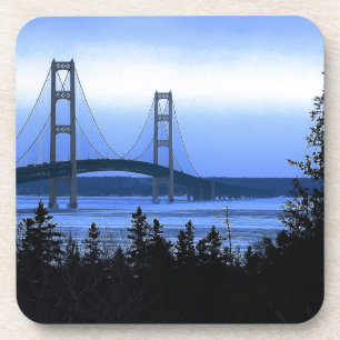 Mackinac Brücke Untersetzer