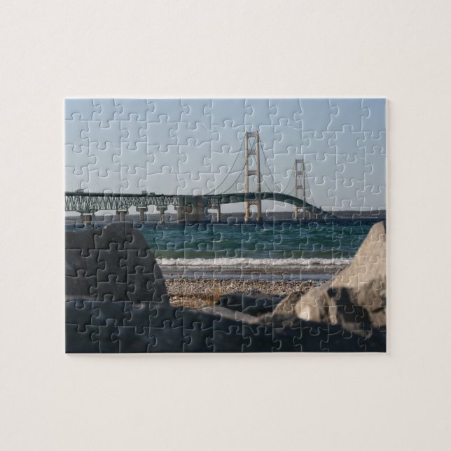 Mackinac Brücken-Puzzlespiel Puzzle (Horizontal)