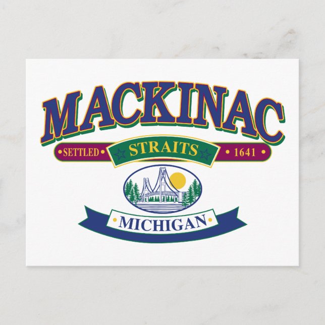 Mackinac-cooler-SVG-[Conver Postkarte (Vorderseite)