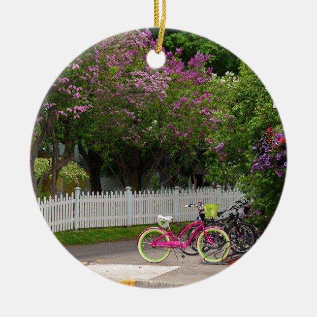 Mackinac Hauptstraße Keramik Ornament (Vorne)