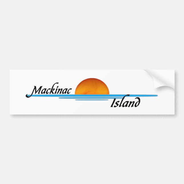 Mackinac Insel Autoaufkleber (Vorne)