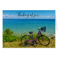 Mackinac Island Bike Denken Sie an Ihre Karte