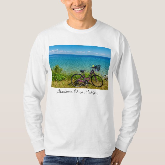 Mackinac Island Bike Long Sleeve T - Shirt (Vorderseite)
