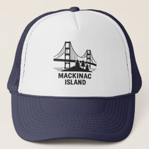 Mackinac Island Bridge & Pines Michigan Truckerkappe
