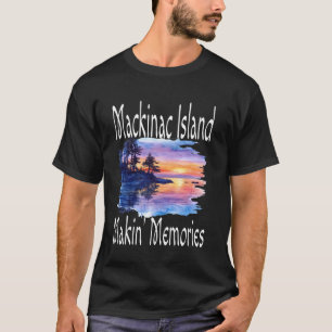 Mackinac Island Erinnerungen schaffen passende Fam T-Shirt