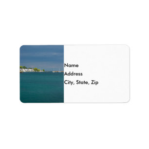 Mackinac Island Harbour Address Labels Adressaufkleber