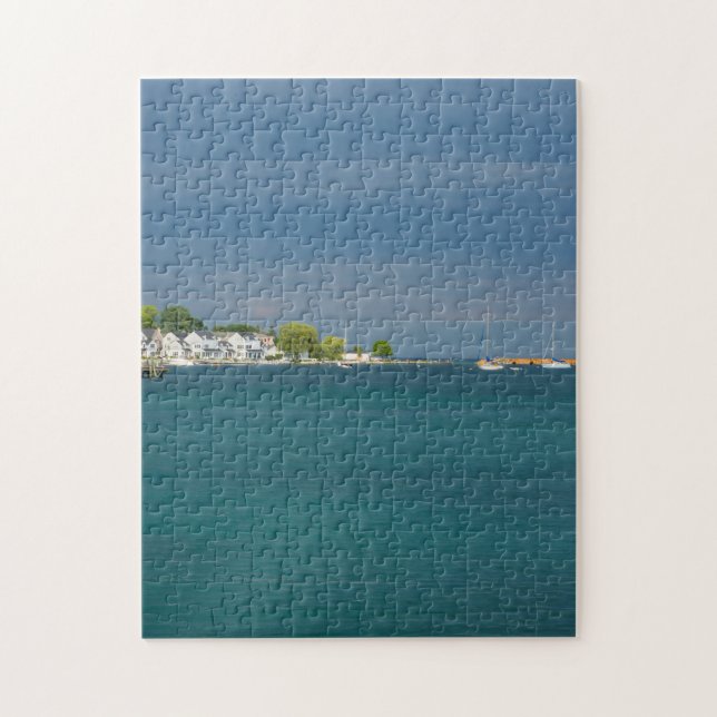 Mackinac Island Harbour Jigsaw Puzzle (Vertikal)