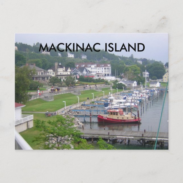 MACKINAC ISLAND MACKINAW ISLAND POSTKARTE (Vorderseite)