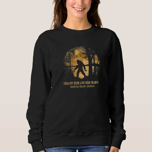 Mackinac Island Michigan Beste Hide and Seek Sweatshirt (Vorderseite)
