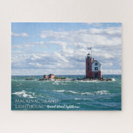 Mackinac Island Michigan Lighthouse Puzzle