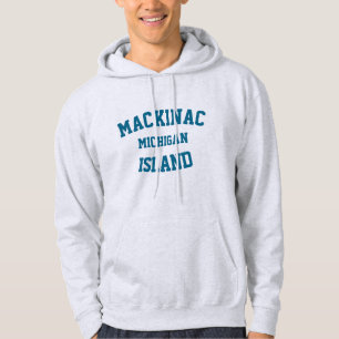 Mackinac Island Michigan Printed Hoodie