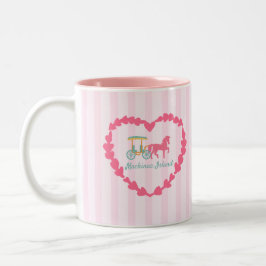 Mackinac Island Pferd Gezeichnet Beförderung Zweifarbige Tasse