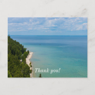 Mackinac Island Skyview Postkarte