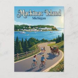 Mackinac Island USA Postkarte