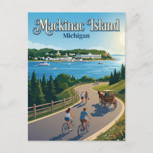 Mackinac Island USA Postkarte
