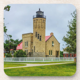 Mackinac Point Light Getränkeuntersetzer