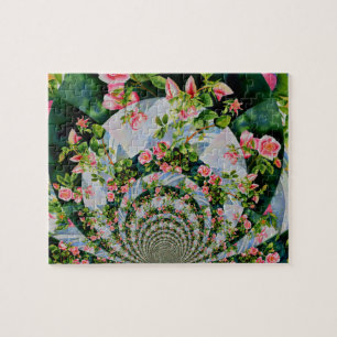 Mackinac Rose mandala Puzzle