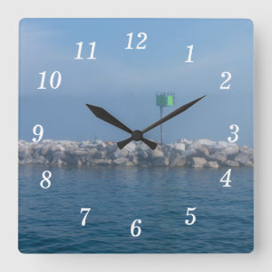 Mackinac-Uhr Quadratische Wanduhr