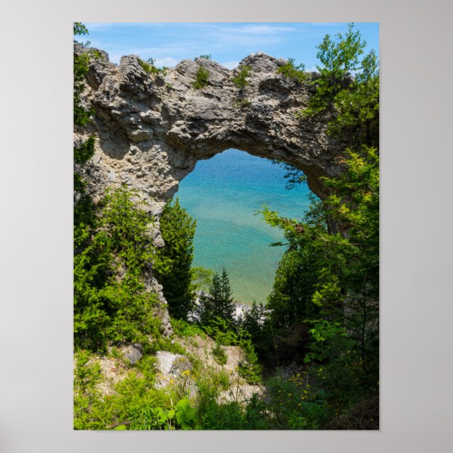 Mackinacs Arch Rock Poster (Vorne)