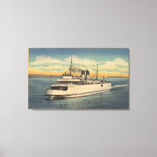 Mackinaw City, MI - Aussicht auf Petoskey Leinwanddruck