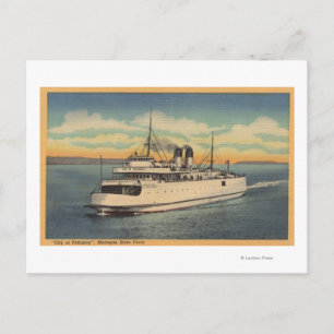 Mackinaw City, MI - Aussicht auf Petoskey Postkarte