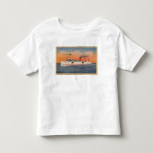 Mackinaw Stadt, MI - Ansicht der Stadt von Kleinkind T-shirt