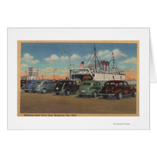 Mackinaw Stadt, MI - Ansicht des
