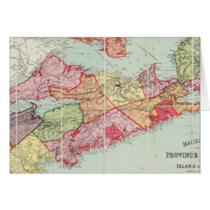 Mackinlay-Karte der Provinz Nova Scotia