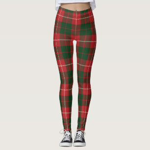 Mackinnon Kariert Tartan Scottish Clan Pattern Leggings