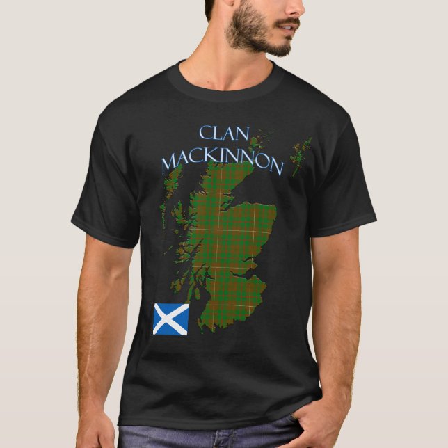 MacKinnon Scottish Clan Tartan Scotland T-Shirt (Vorderseite)