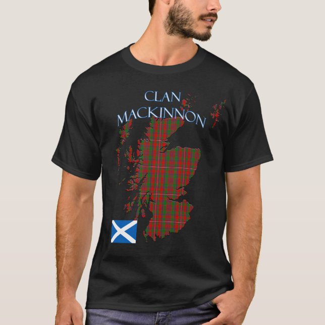 MacKinnon Scottish Clan Tartan Scotland T-Shirt (Vorderseite)