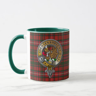 MacKinnon Tartan & Abzeichen Tasse