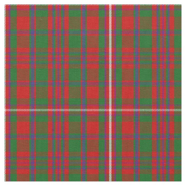 MacKinnon Tartan-Druck Stoff (Nahaufnahme)
