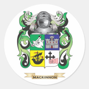 MacKinnon Wappen (Familienwappen) Runder Aufkleber