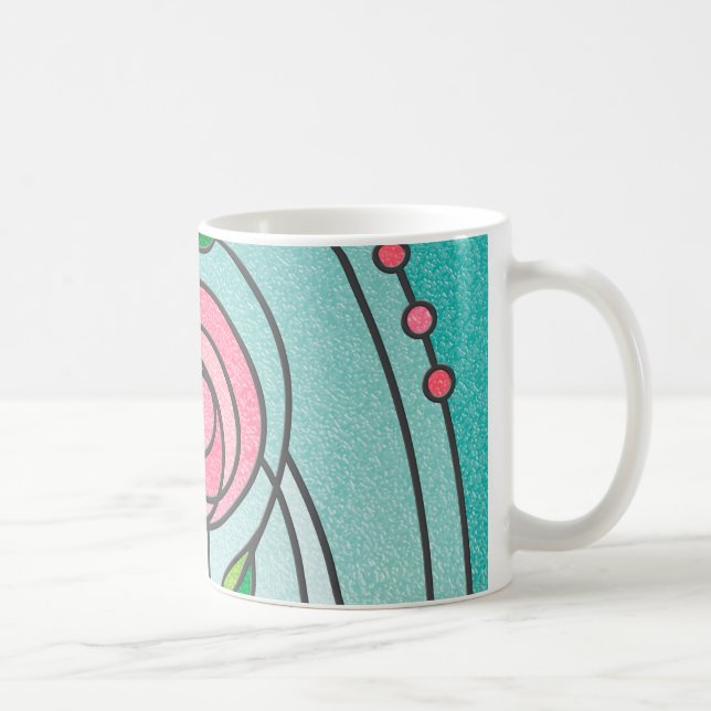 Mackintosh-Rose Kaffeetasse (Rechts)