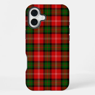 MacKintosh-Tartan rot grün Schottenmuster iPhone 16 Plus Hülle