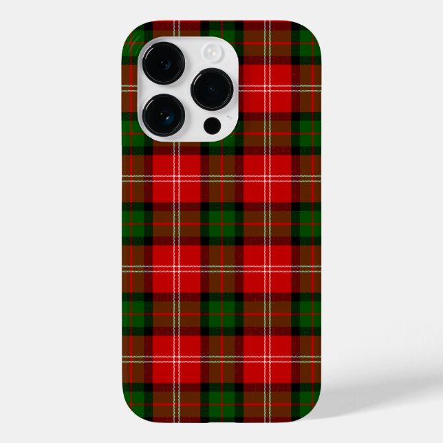 MacKintosh Tartan rot kariert Case-Mate iPhone Hülle (Rückseite)