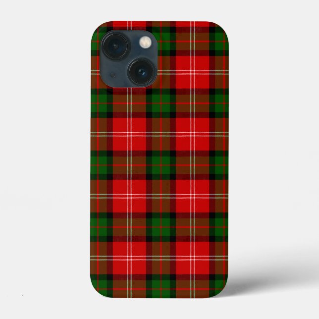 MacKintosh Tartan rot kariert Case-Mate iPhone Hülle (Rückseite)