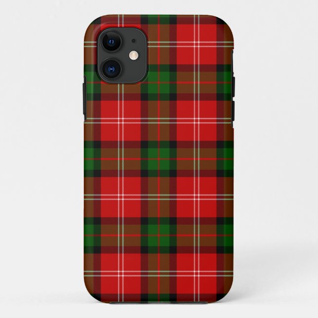 MacKintosh Tartan rot kariert Case-Mate iPhone Hülle (Rückseite)