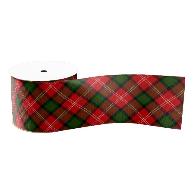 MacKintosh Tartan rot kariert Ripsband (Spule)
