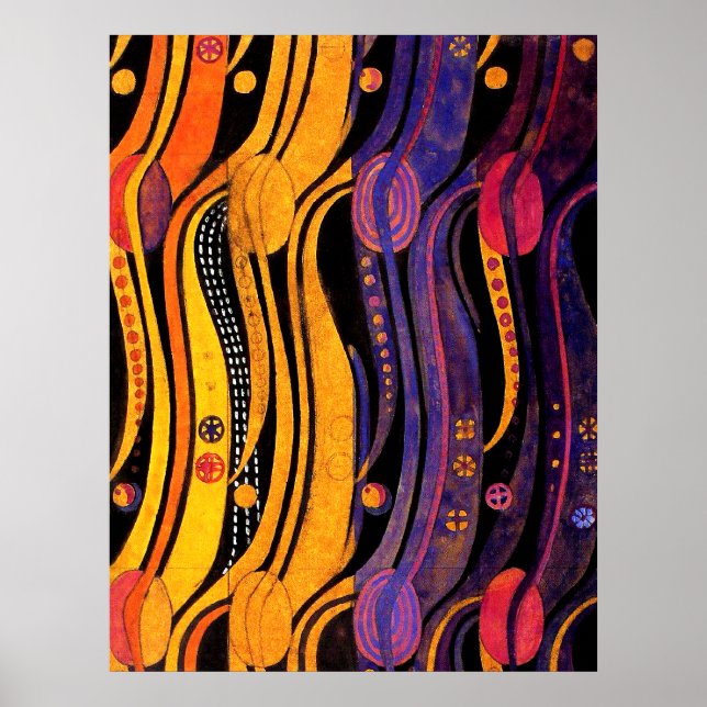 Mackintosh: Tulips Design Poster (Vorne)