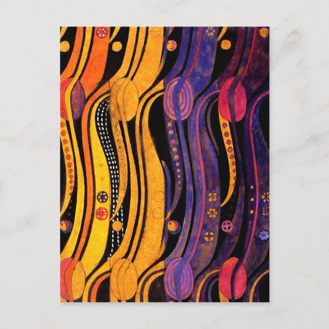 Mackintosh: Tulips Design Postkarte (Vorderseite)