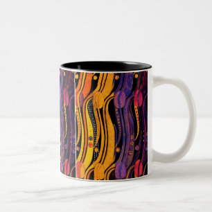 Mackintosh: Tulpen Design Zweifarbige Tasse