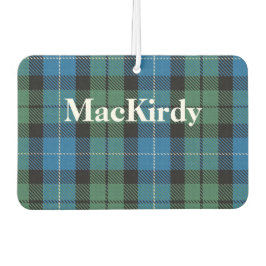 MacKirdy Tartan Kariert Air Freshener Autolufterfrischer