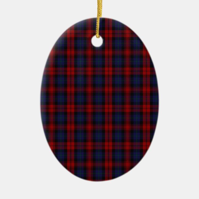 MacLachlan/McLaughlin ClanTartan Keramik Ornament (Vorne)