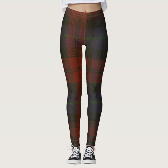 MacLachlan Tartan Clan Kariert Leggings (Vorderseite)